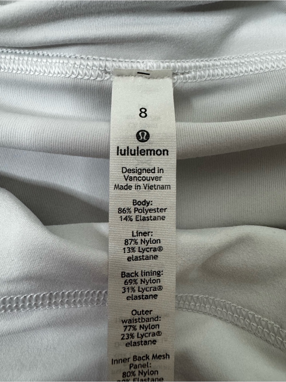 Lululemon womens white play off the pleats skirt 8 - Picture 7 of 10